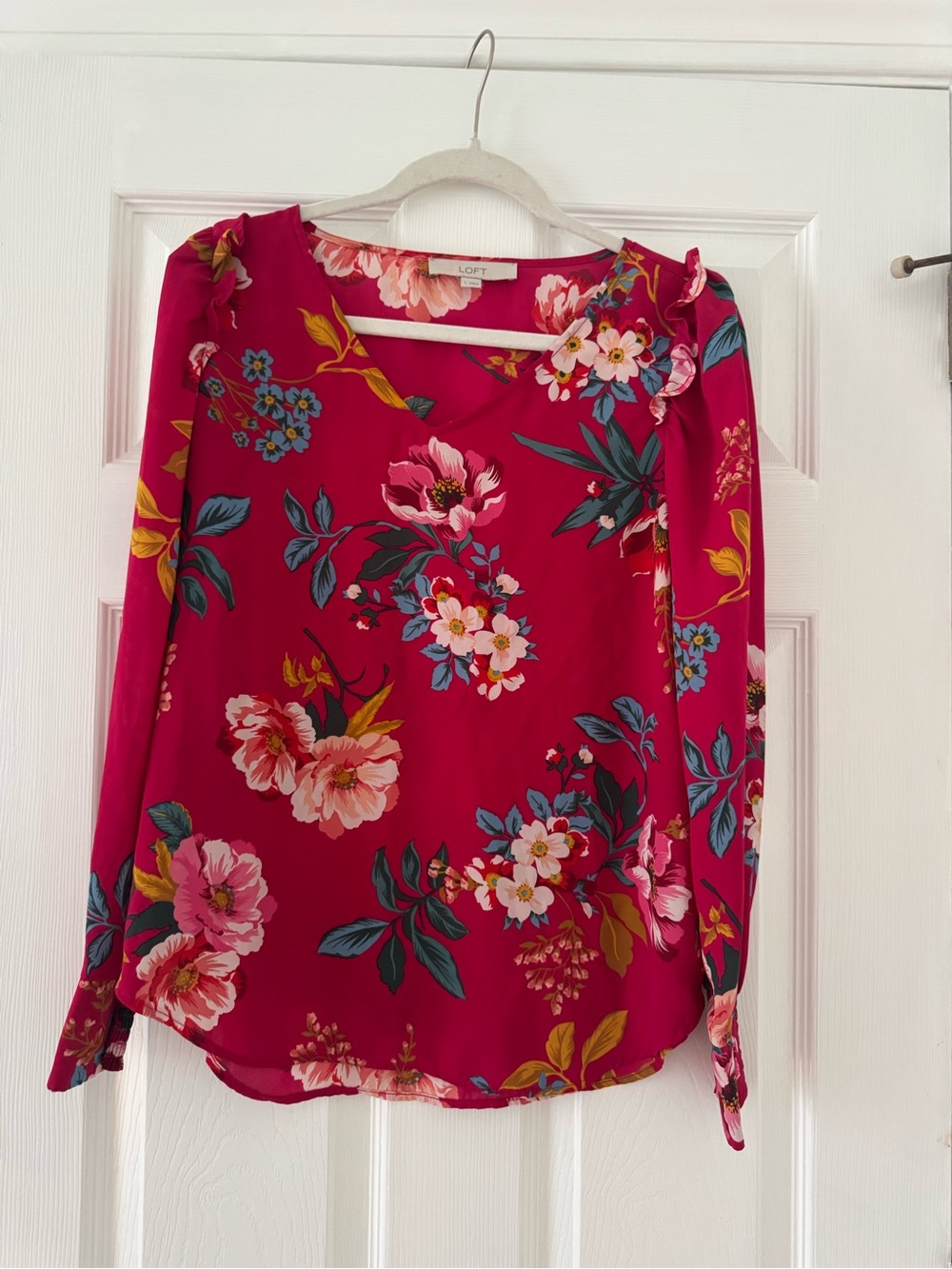 Loft floral blouse